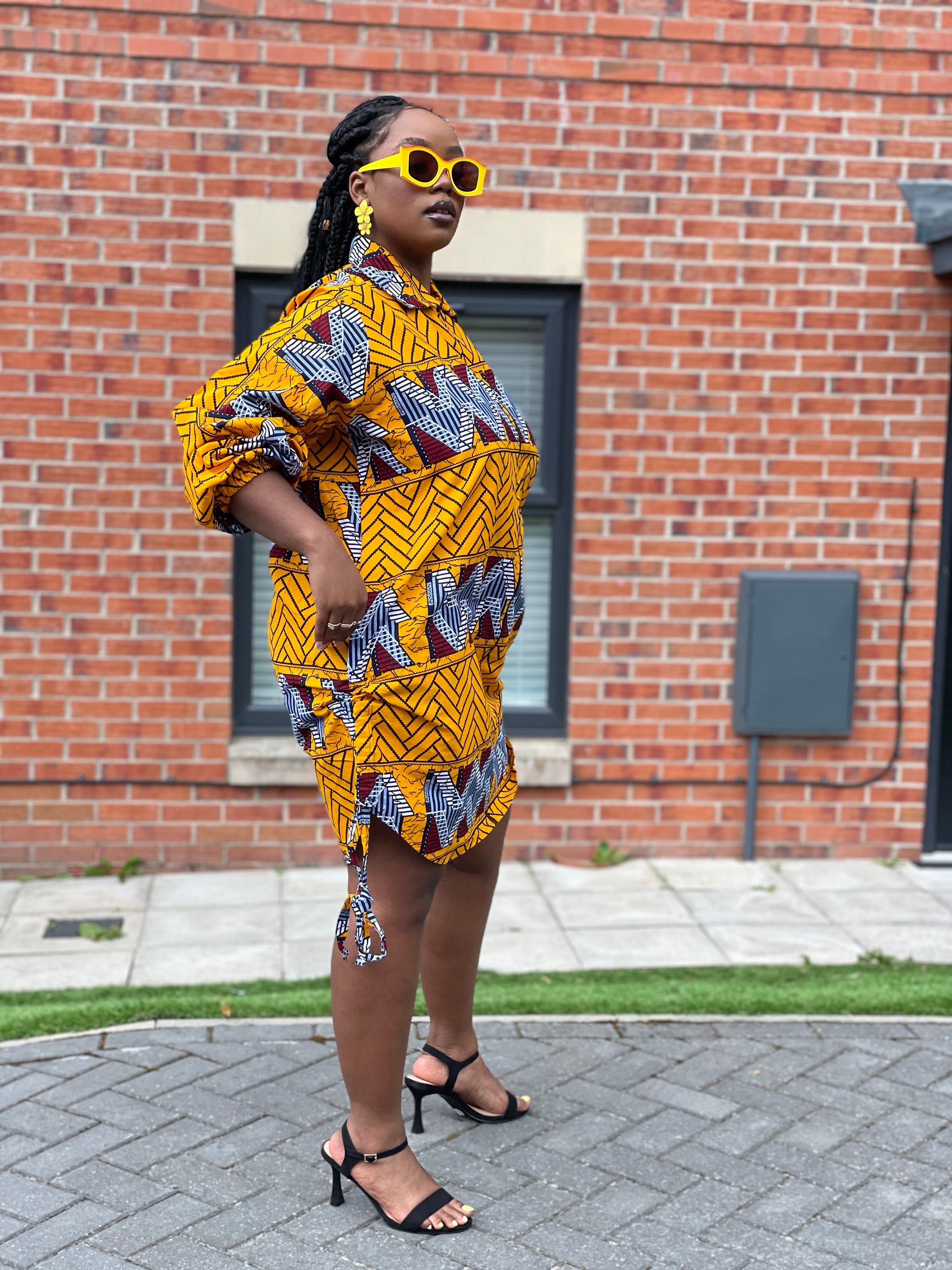 ankara shirt dress Ankara shift dress