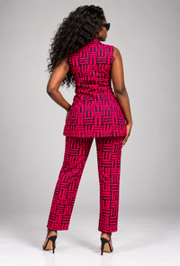 Bibi Ankara Jacket | Pink African Print