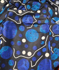 Melany Blue Ankara Headwrap/Scarf