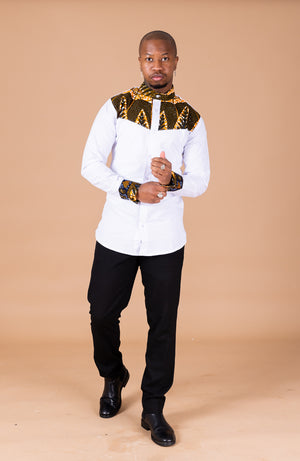 Tayo Mixed Print Men Shirt