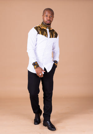 Tayo Mixed Print Men Shirt