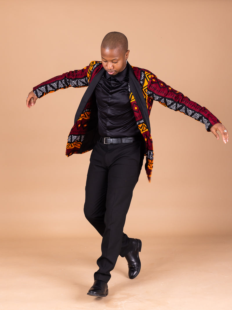 Chinedu Ankara Men Blazer