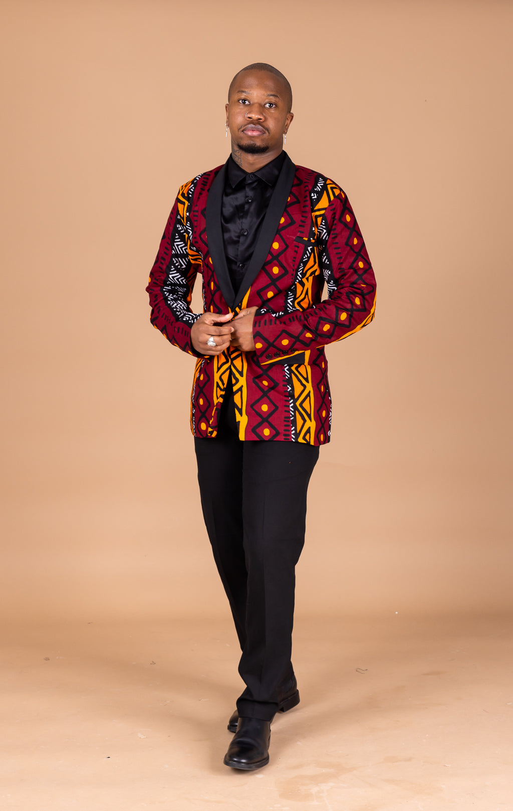 Chinedu Ankara Men Blazer