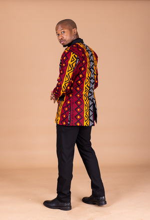 Chinedu Ankara Men Blazer