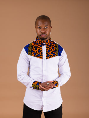 Eghosa Mixed Print Men Shirt