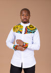 Sarki Mixed Print Men Shirt