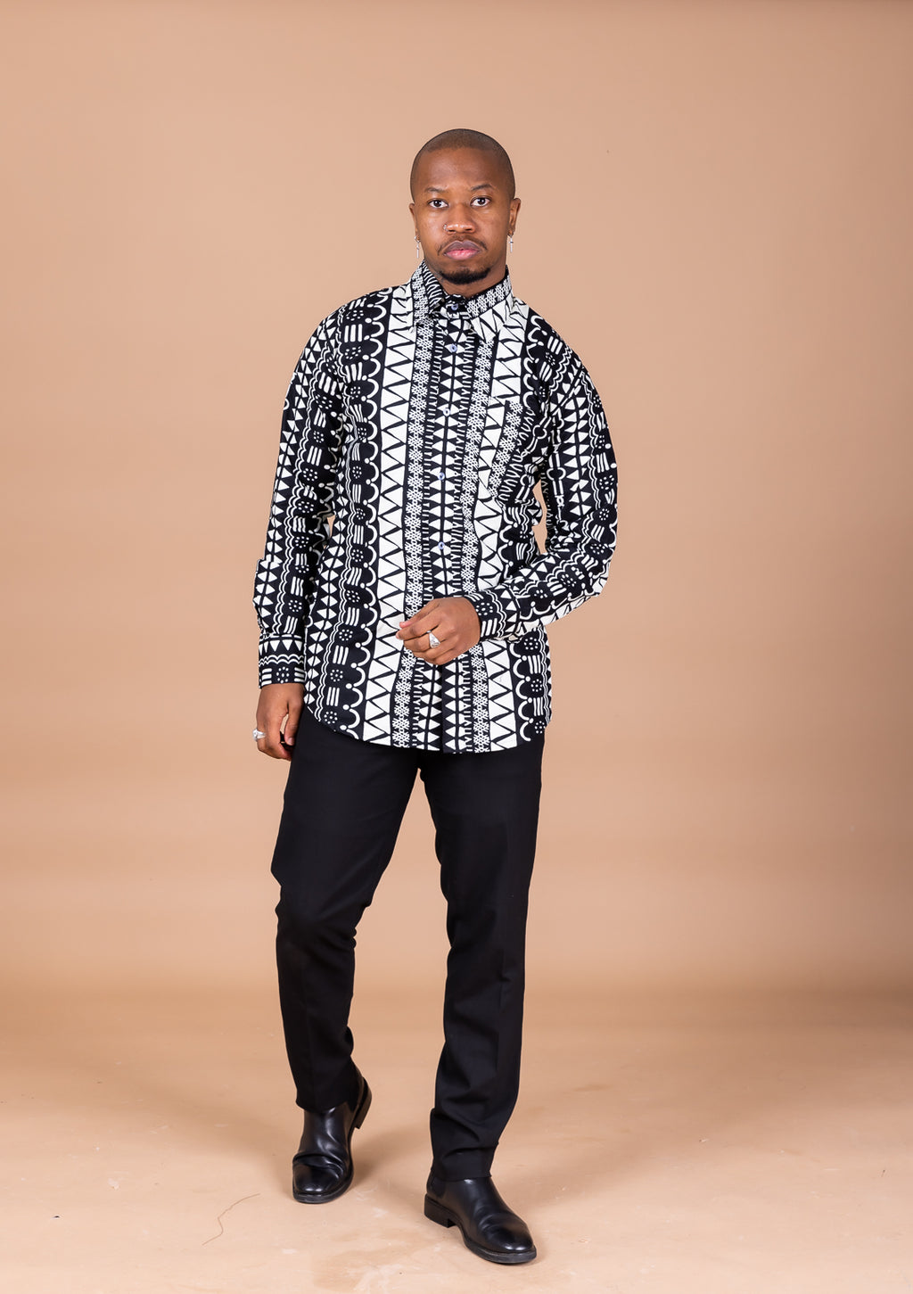 Amos  Men Long-sleeved  Shirt