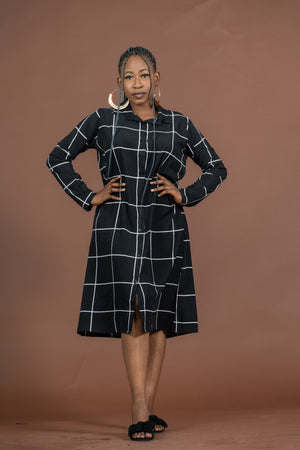 Eunice Button Down Shirt Dress