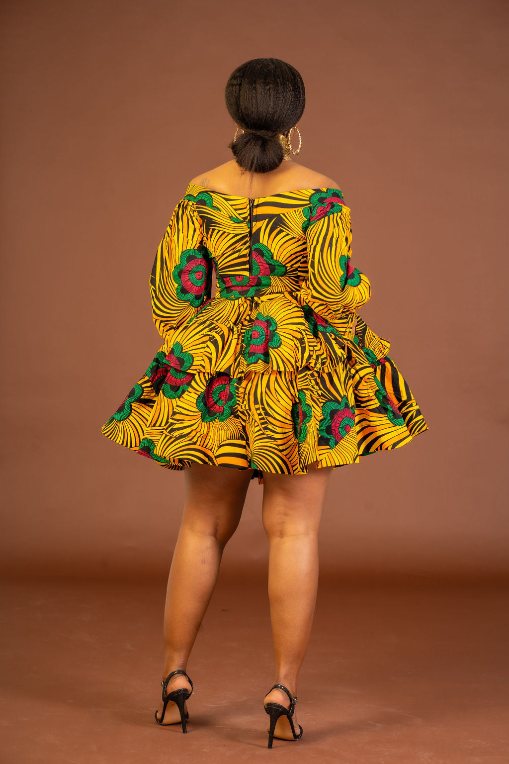 Short Flare Gowns Casual Stylish Ankara Short Dresses Ankara