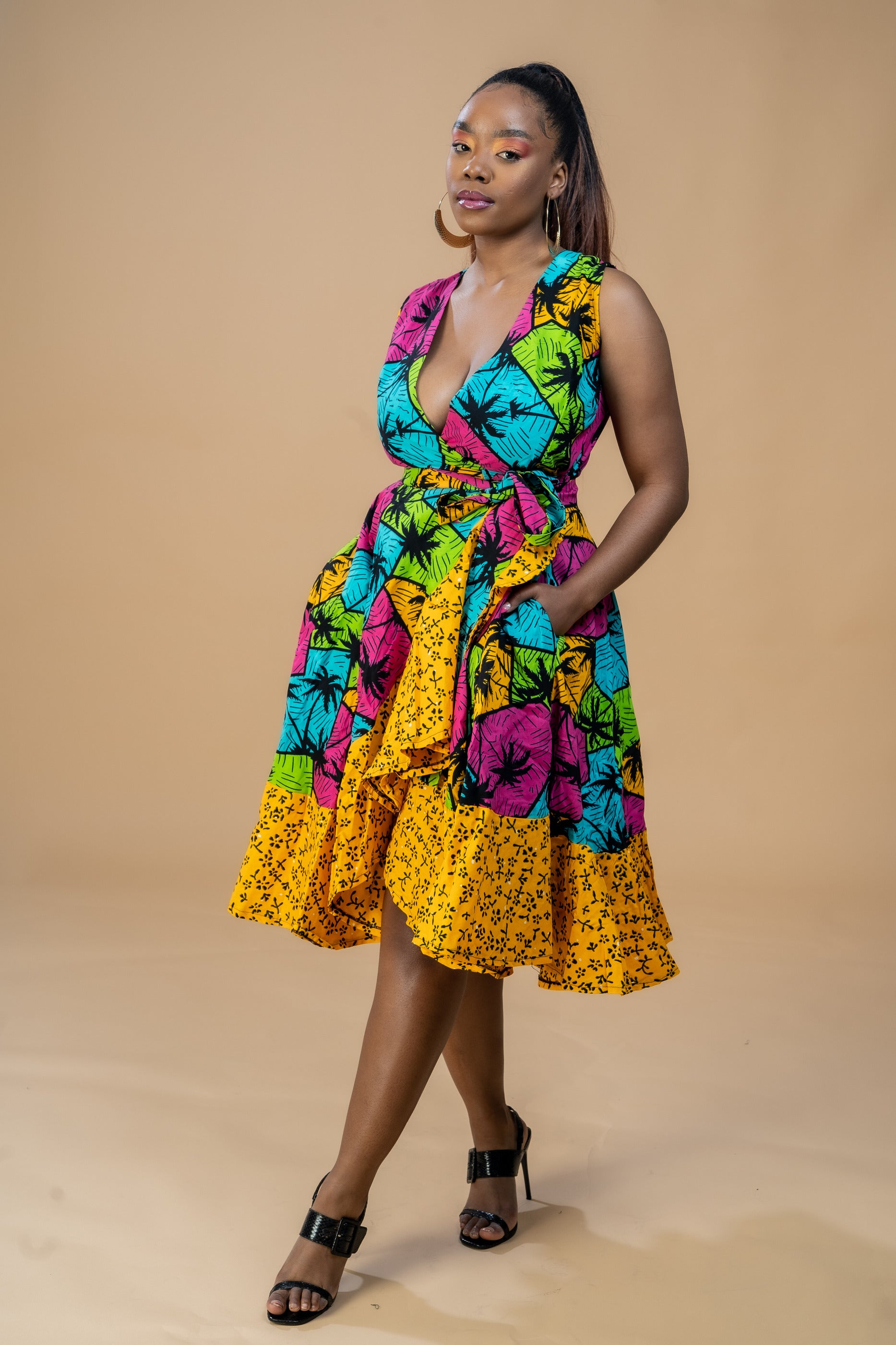 Bisi Ankara Wrap Dress Bisi Ankara Wrap Dress