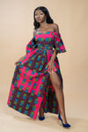 Tolu Off shoulder Maxi Dress