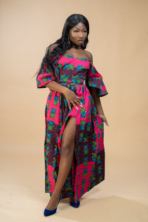 Tolu Off shoulder Maxi Dress