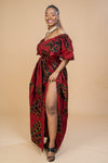 Tade Off shoulder Maxi Dress