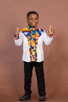 Tobit Mixed Print Boy Shirt