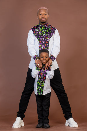 Turner Mixed Print Men Shirt