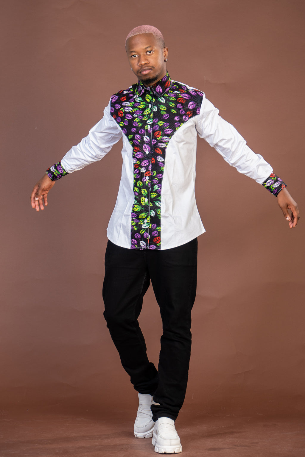 Turner Mixed Print Men Shirt