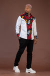 Trey Mixed Print Men Shirt