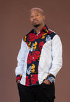 Trey Mixed Print Men Shirt