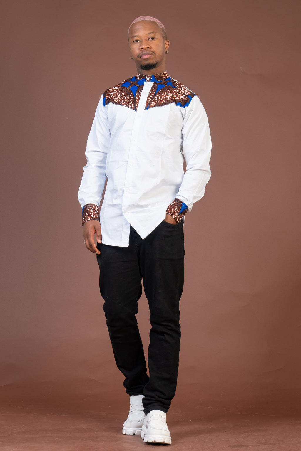 Timi Mixed Print Men Shirt