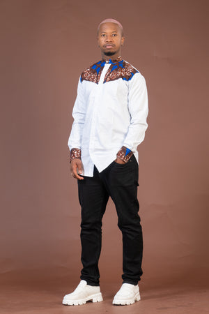 Timi Mixed Print Men Shirt
