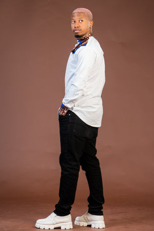 Timi Mixed Print Men Shirt