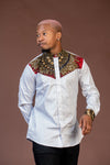 Colton Mixed Print Men Shirt