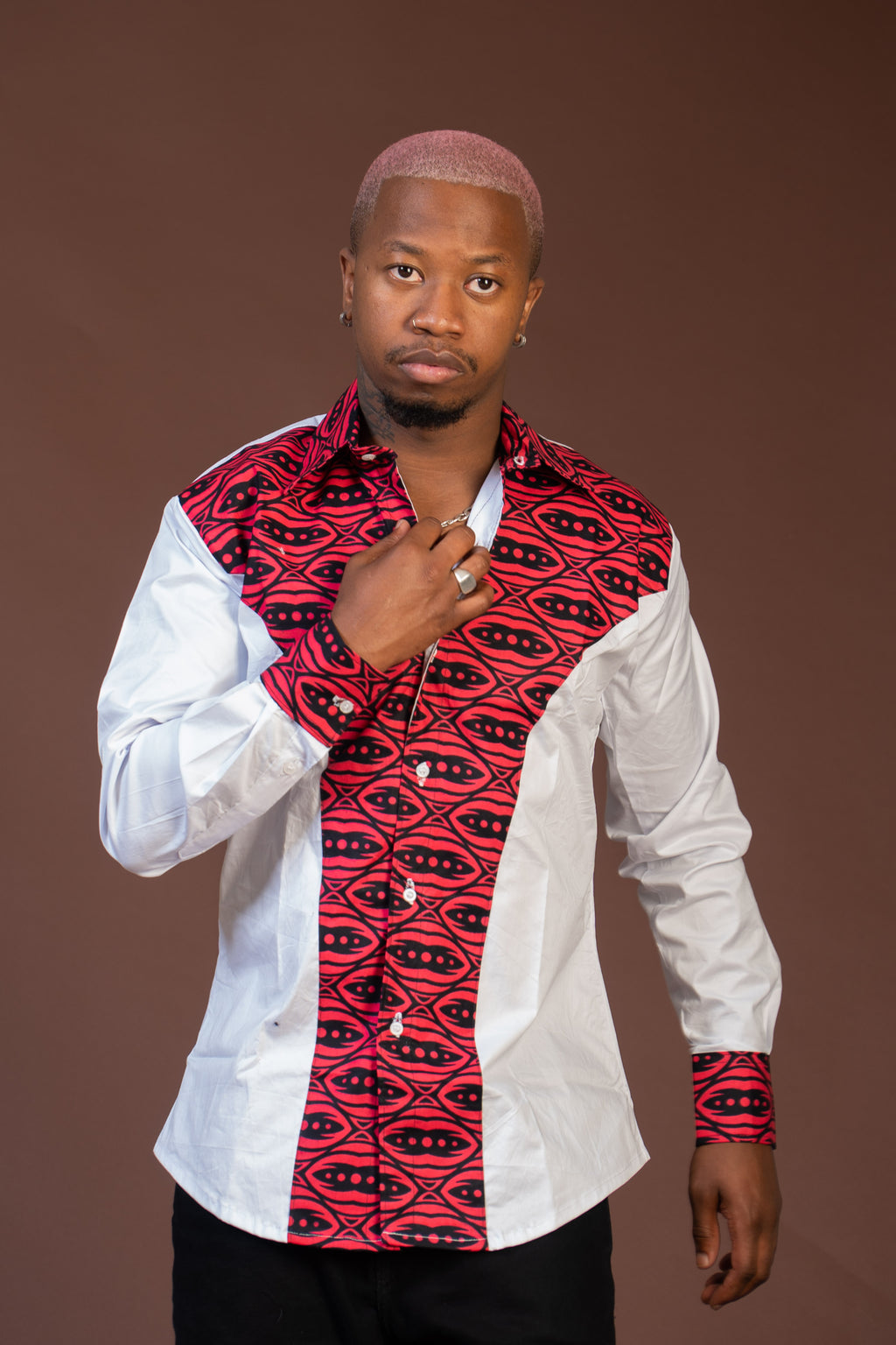 Titan Mixed Print Men Shirt