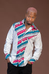 Terry Mixed Print Men Shirt