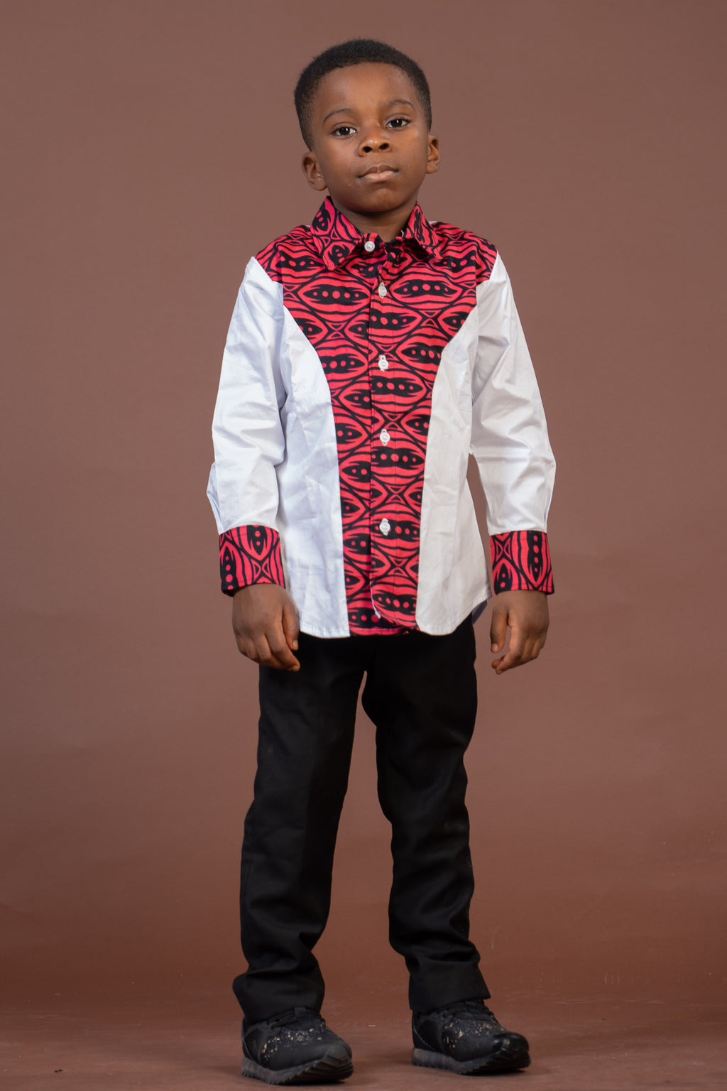 Titan Mixed Print Boy Shirt