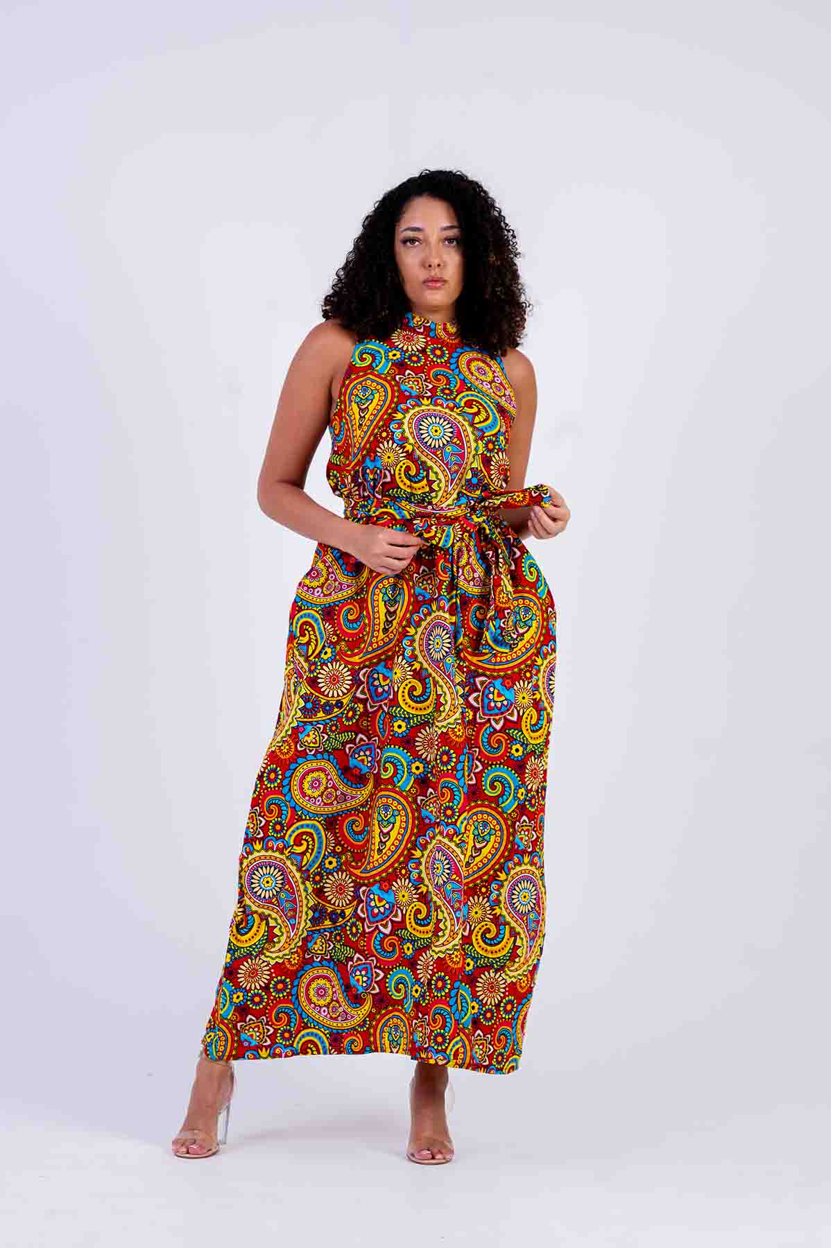 Micah Ankara Maxi Dress