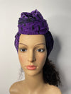 Alice Ankara  headwrap/scarf | Purple African Print