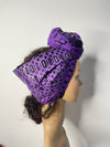 Alice Ankara  headwrap/scarf | Purple African Print