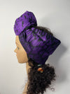 Alice Ankara  headwrap/scarf | Purple African Print