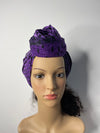 Alice Ankara  headwrap/scarf | Purple African Print