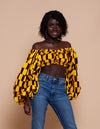 Abby crop top | Yellow Crop Top
