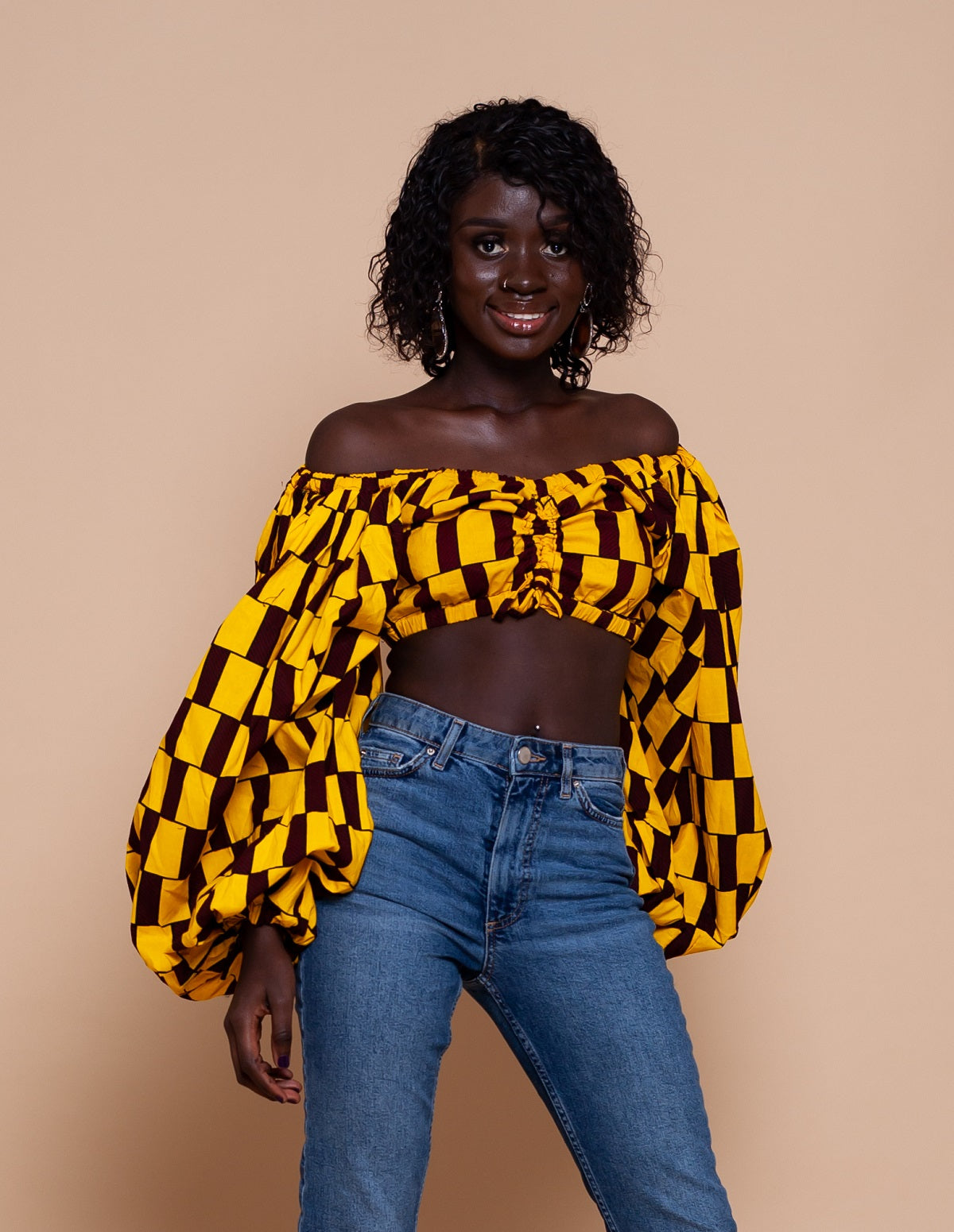 Abby crop top | Yellow Crop Top