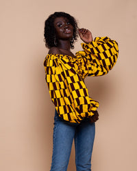 Abby crop top | Yellow Crop Top
