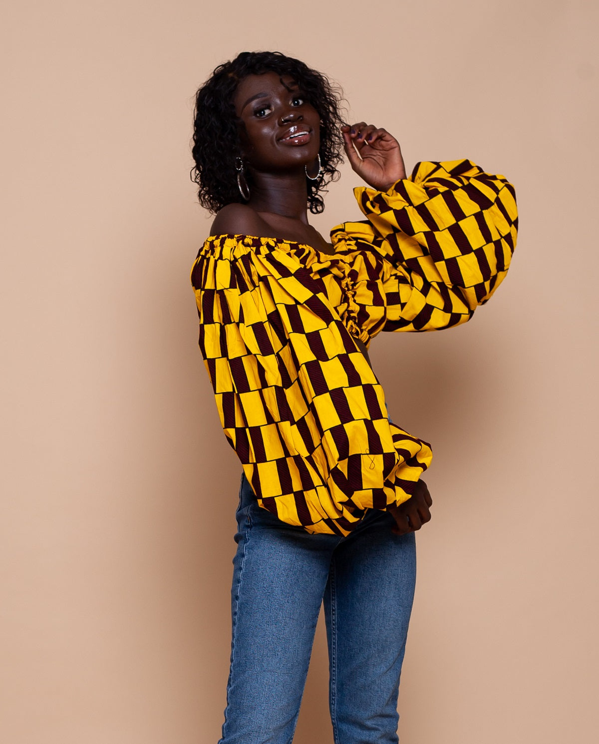 Abby crop top | Yellow Crop Top