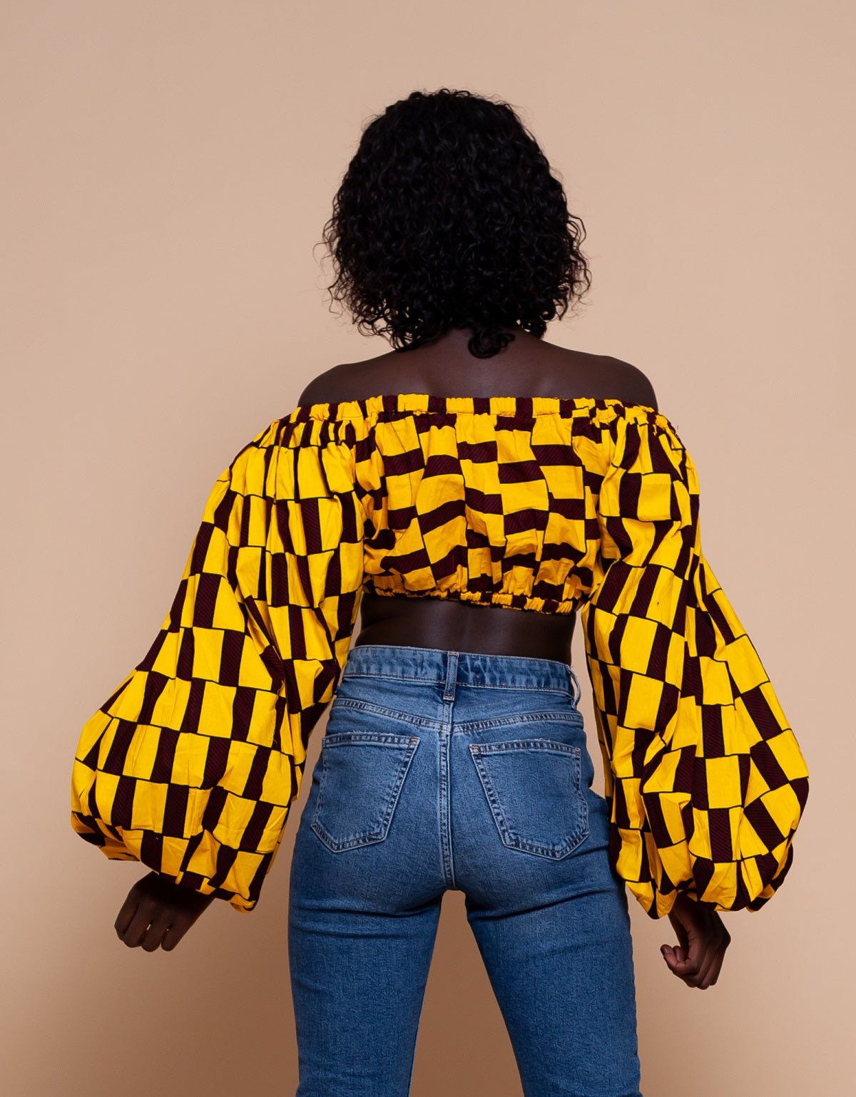 Abby crop top | Yellow Crop Top