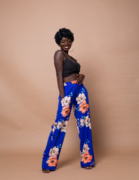 Anie Blue High waisted Trouser