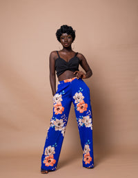 Anie Blue High waisted Trouser