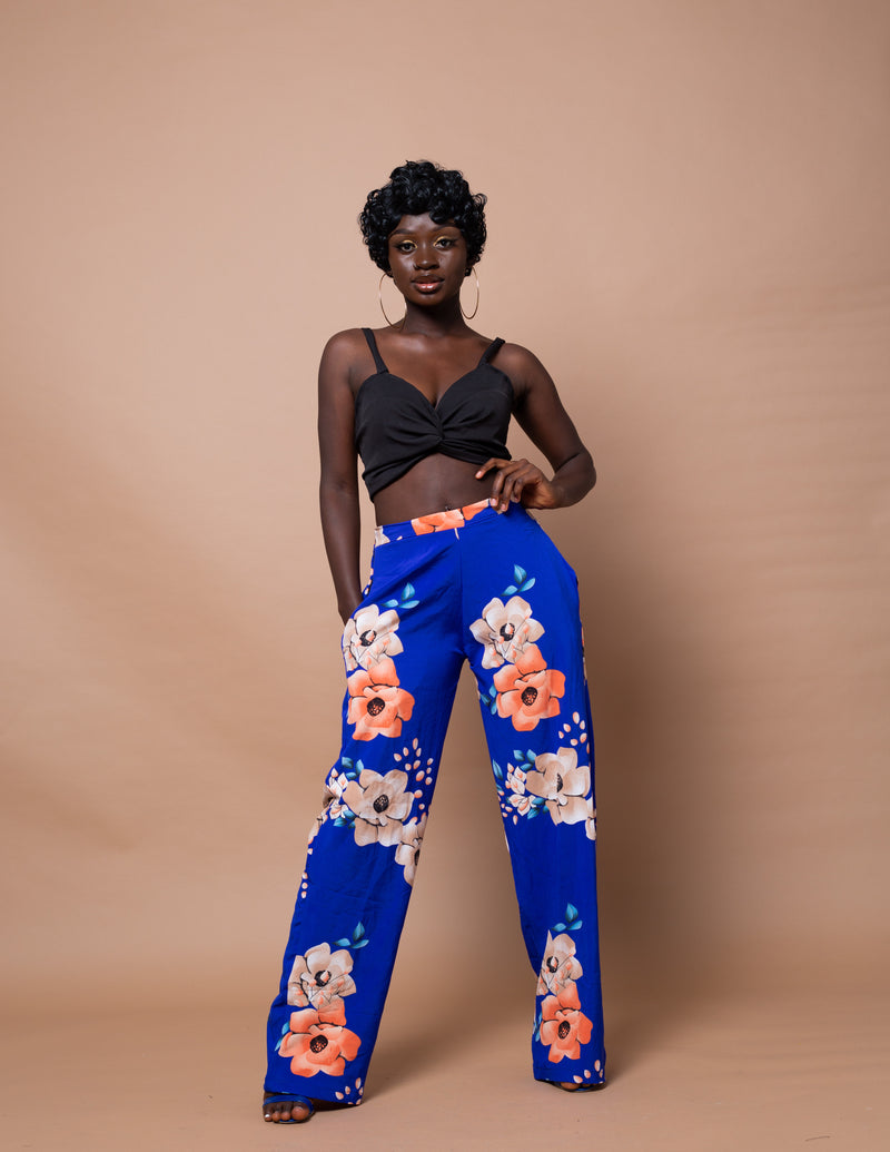 Anie Blue High waisted Trouser