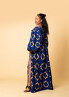 Aliyah Ankara Crop Top | Blue African Print