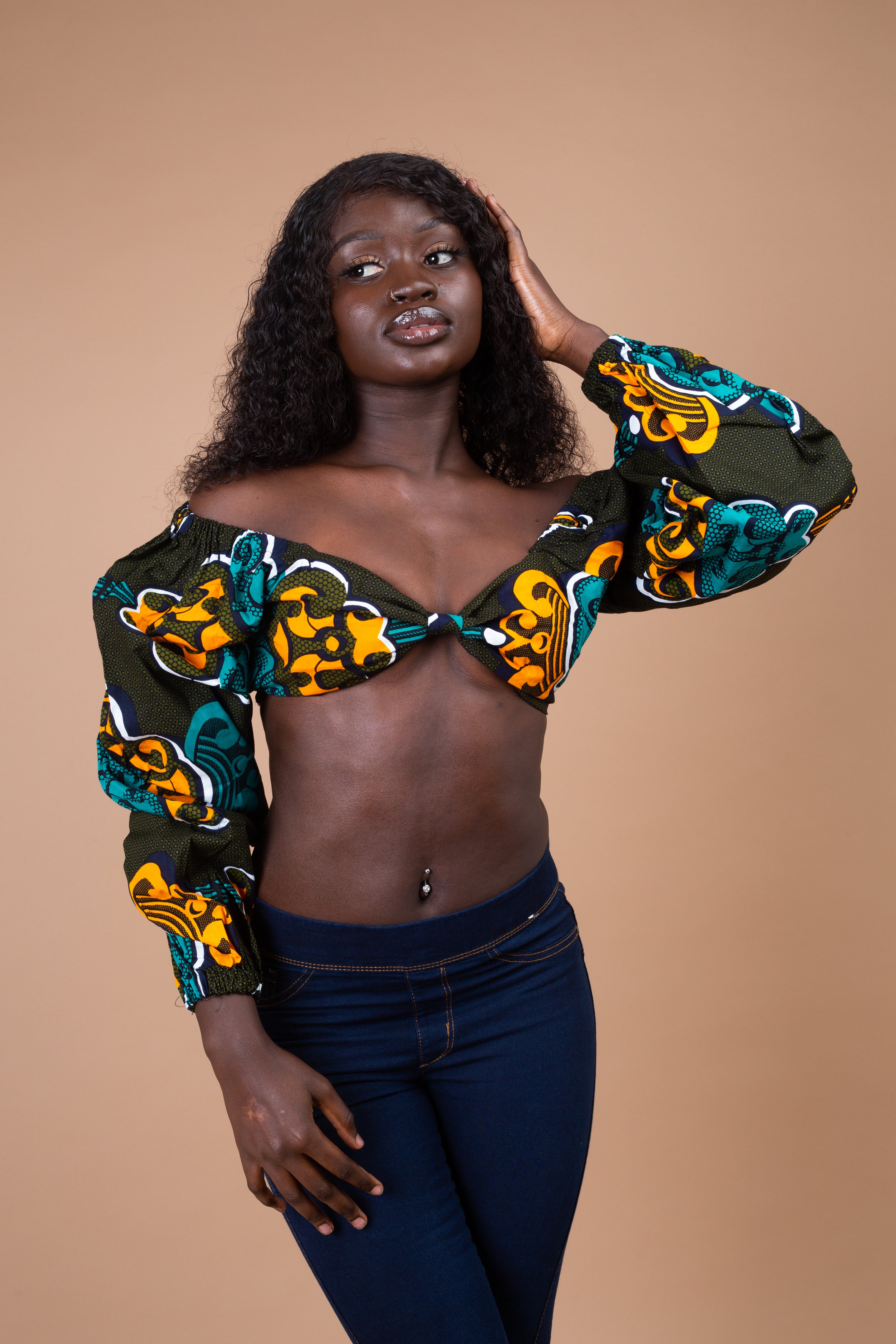 Plus size yellow crop top hotsell