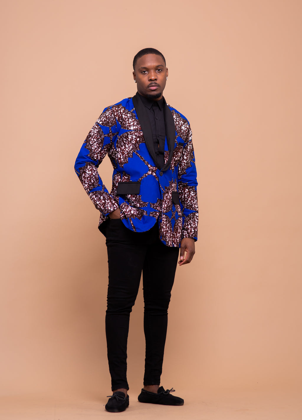 Caleb Ankara Men Blazer