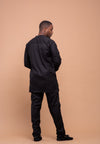 Cooper Ankara 2 piece Men Shirt and Trouser | Black and African Print