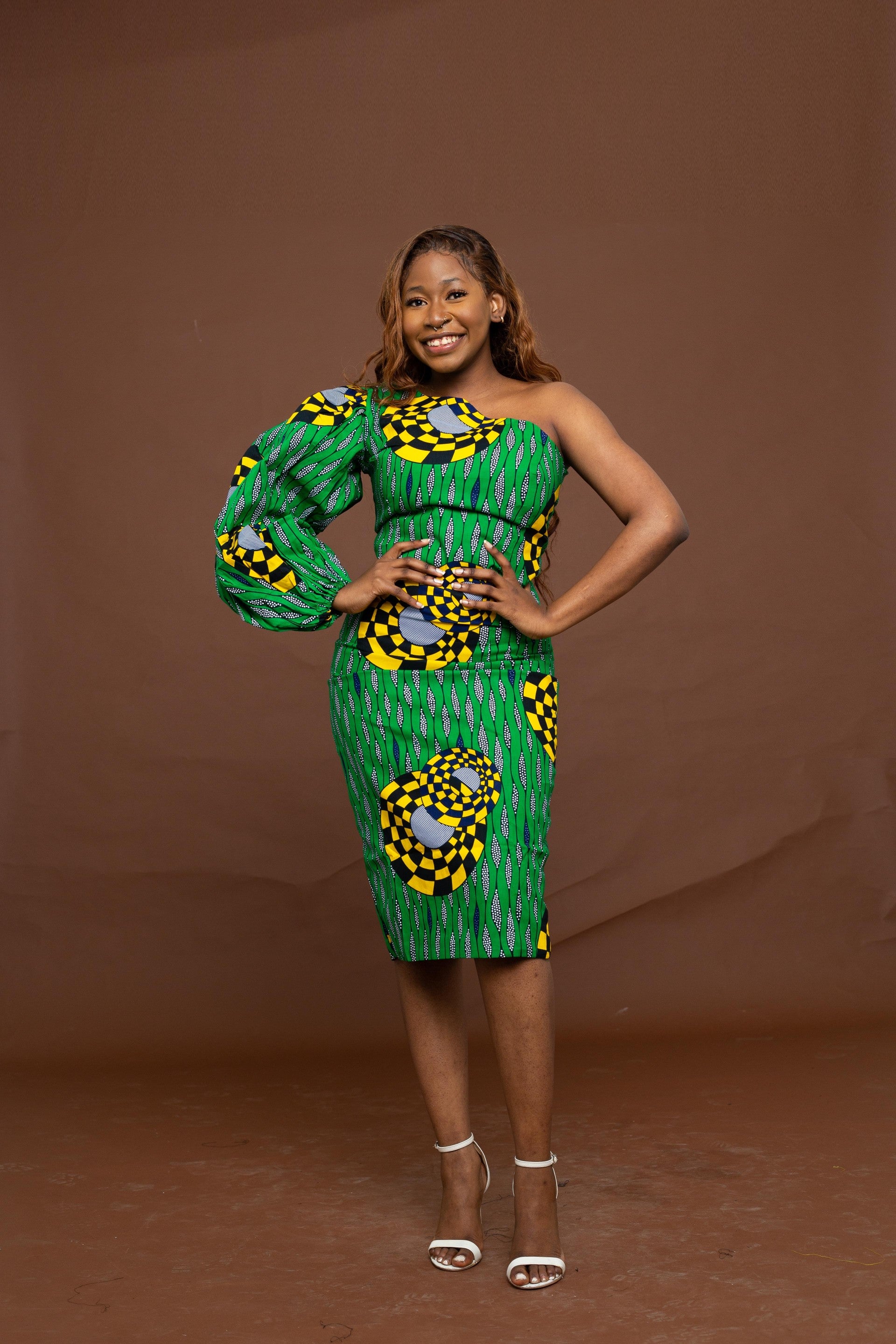 Mukosa Ankara Midi Pencil Dress