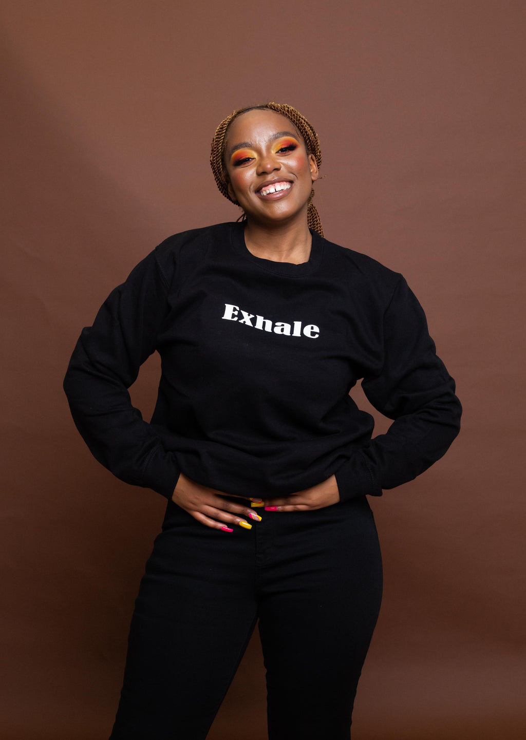 EXHALE  Sweatshirt (Black)
