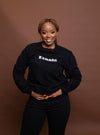 EXHALE  Sweatshirt (Black)
