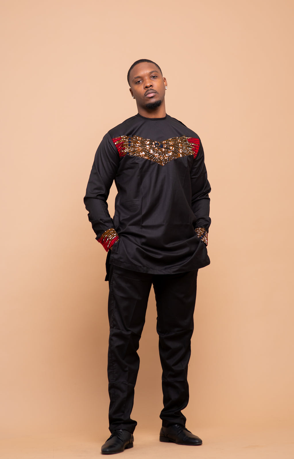 Colton Ankara 2 piece Men Shirt and Trouser